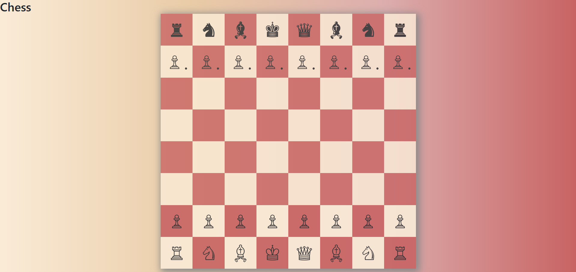 Chess Web Page